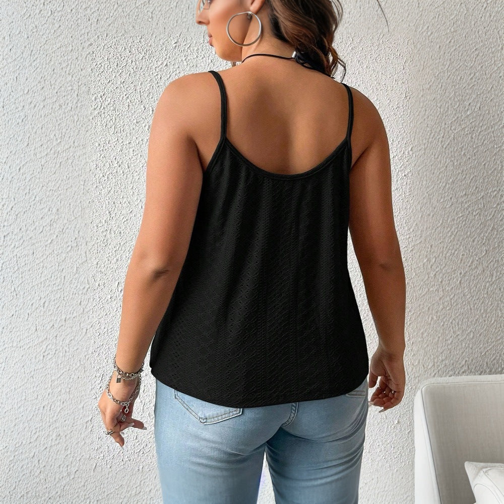 Springsummer Slip Top A Simple Sleeveless Outerwear Top