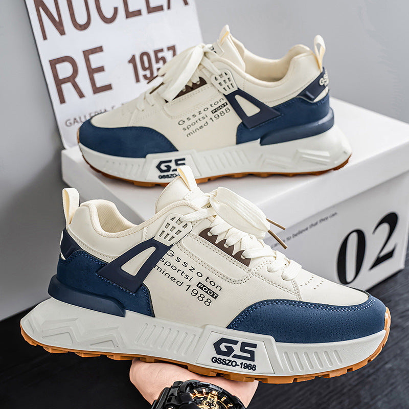 Mens Casual Trendy Slip-resistant And Abrasion-resistant Sneakers