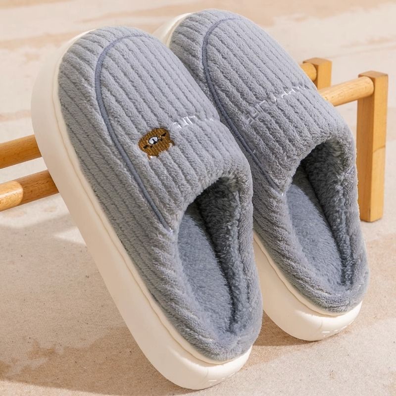 Cotton Slippers Autumnwinter Thickened Best-selling For Indoor Use