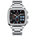 Mens Multifunctional Waterproof Quartz Watch
