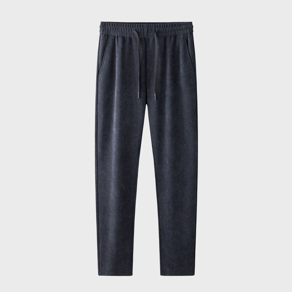 Men's Corduroy Straight Pants Loose Casual Pants