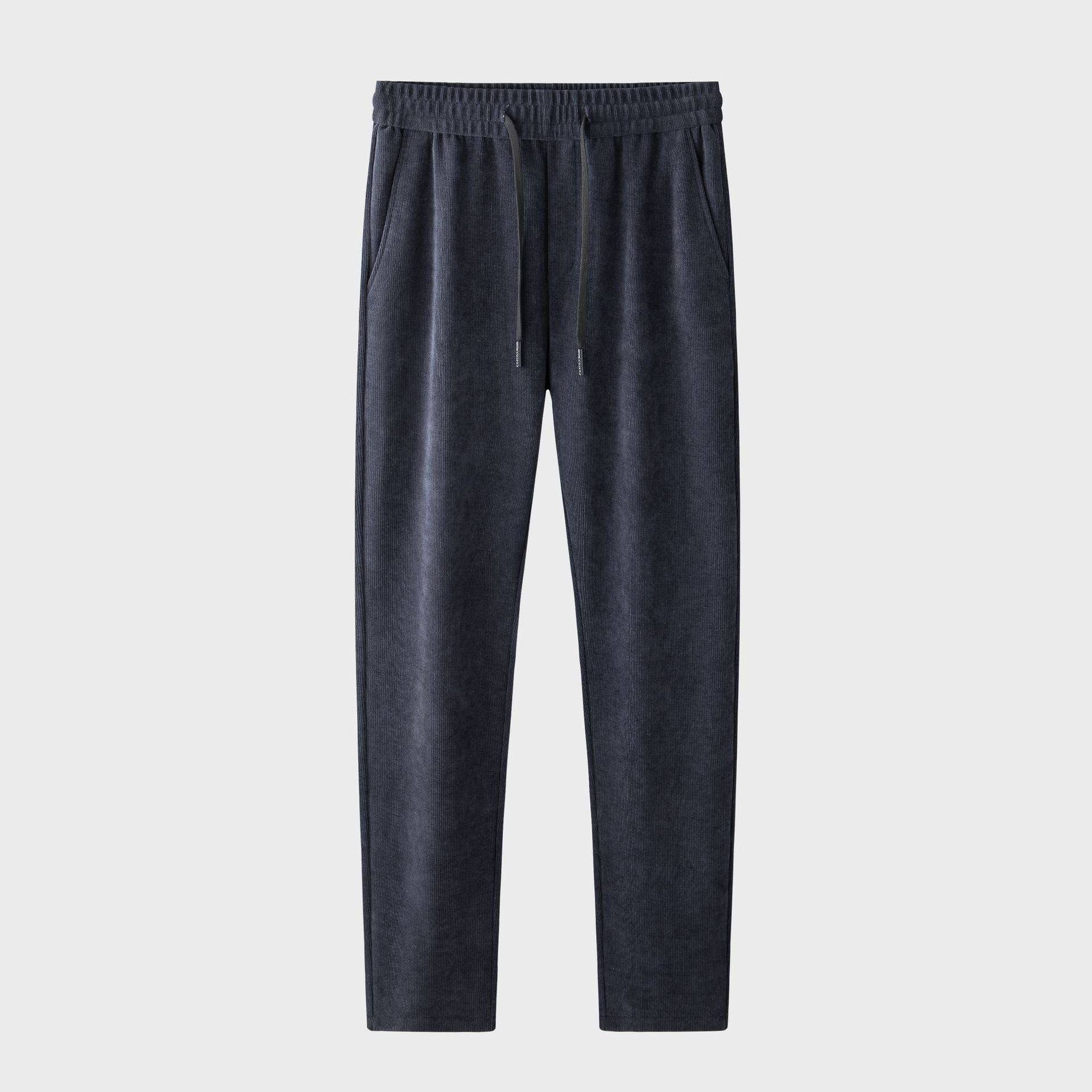 Men's Corduroy Straight Pants Loose Casual Pants