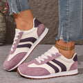 Outerwear Lace-up Color-block Casual Athletic Shoes