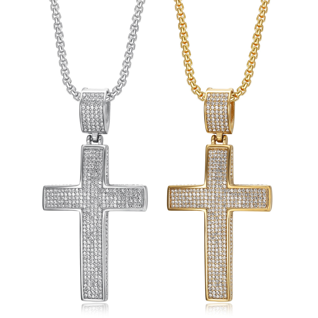 Euro-American Cross-Border Hip-Hop Jewelry Pendant Necklace