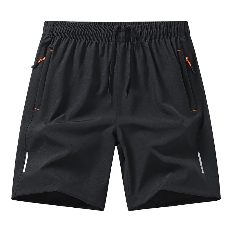Ouma Summer Ice Silk Quick-drying Five-point Pants