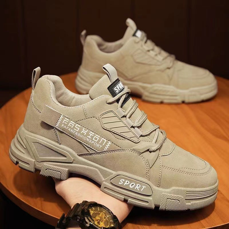 Non-slip Mens Casual Breathable Wear-resistant Work Shoes