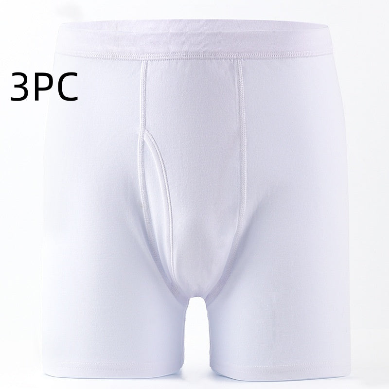 Men's Plus-Size Loose-Fit 100 Cotton Boxer Briefs
