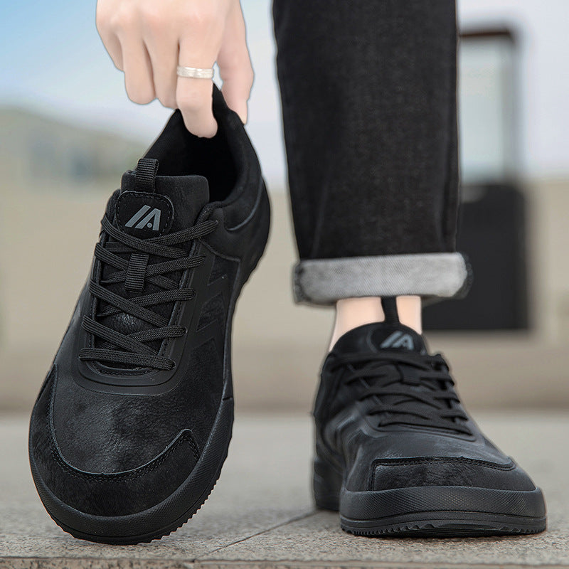 Wide-toe Athletic Extra-large Suede Barefoot Casual Shoes