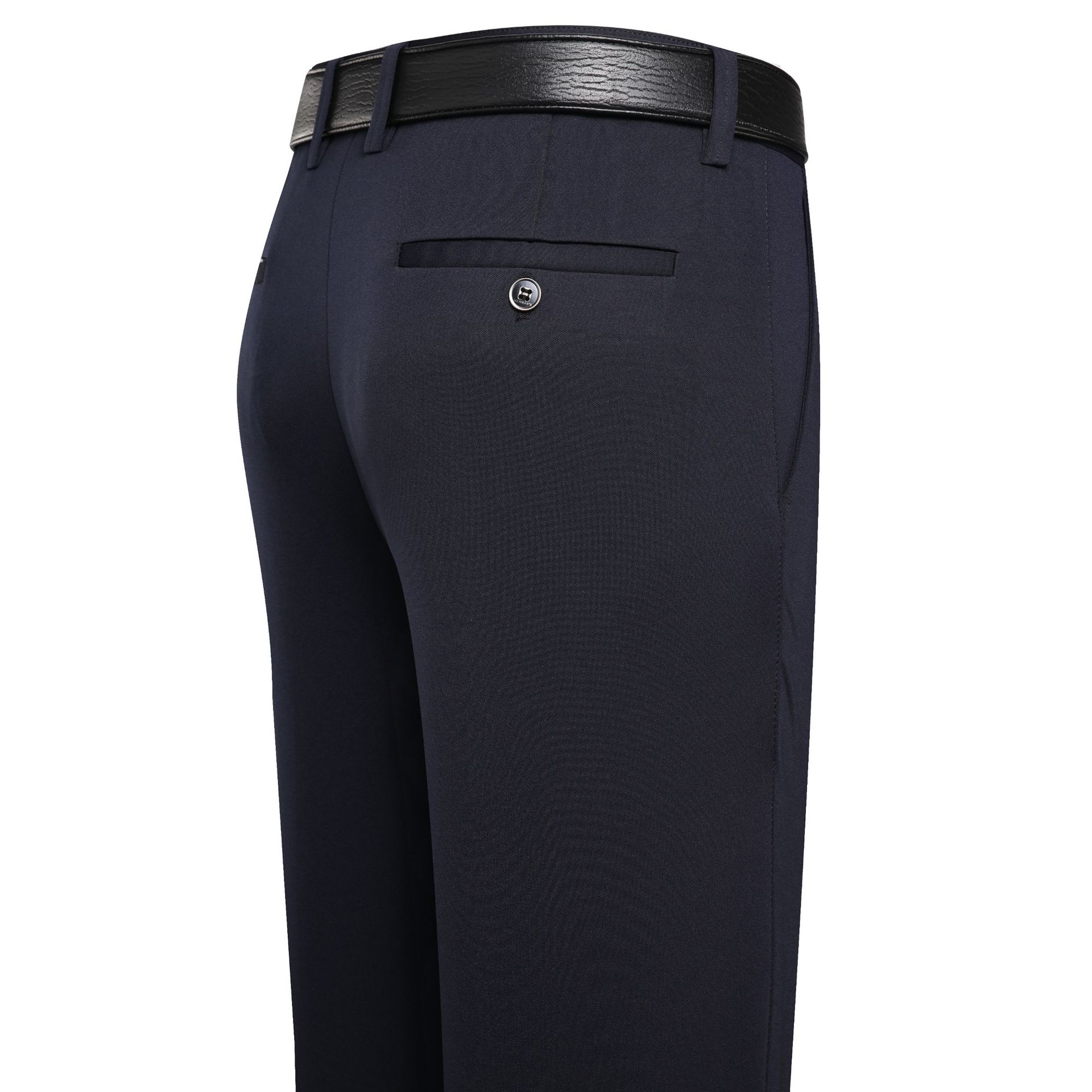 Autumn And Winter Thick High-elastic Fleece-lined Men's Pants