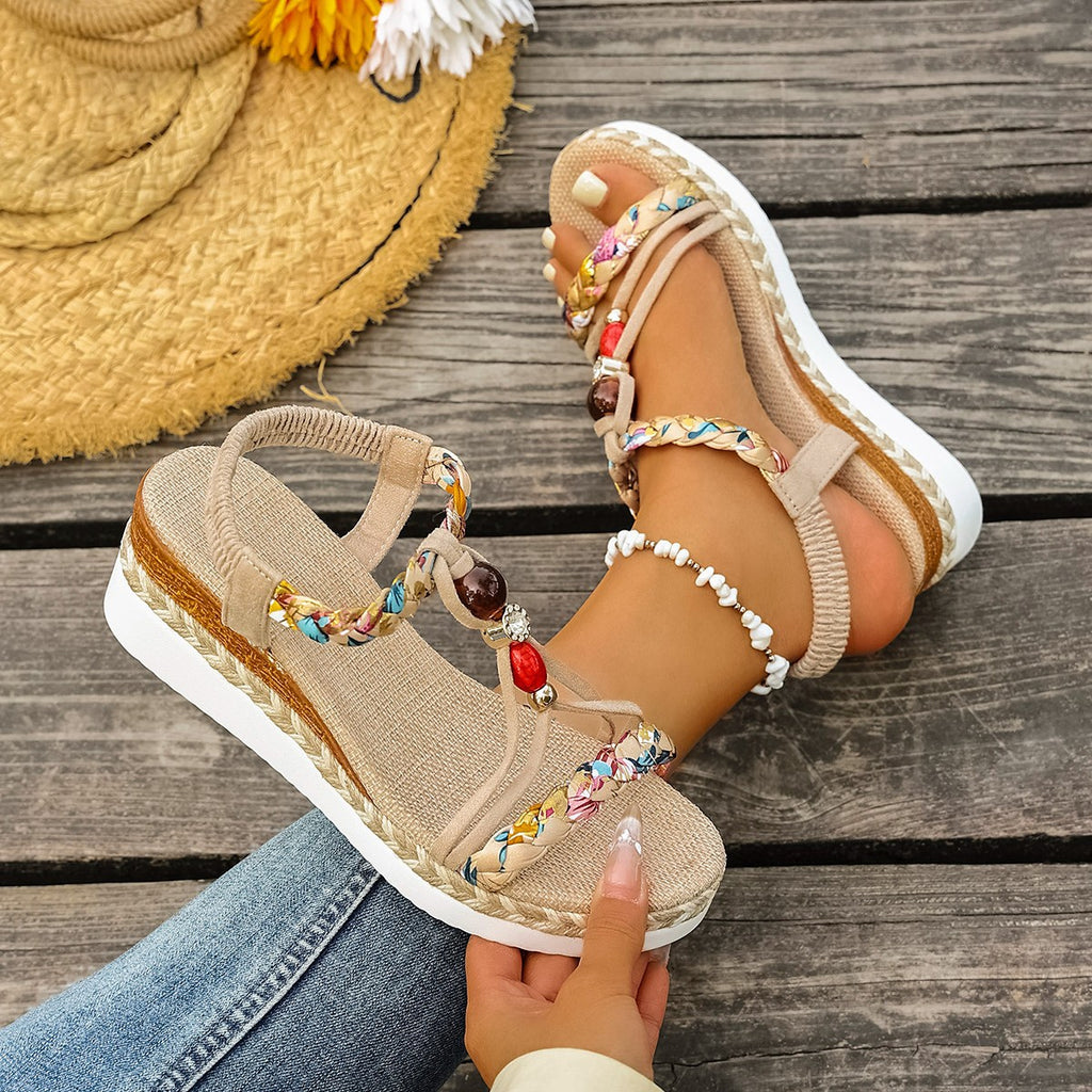 Women's Casual Thick-Soled High-Heel Sandals