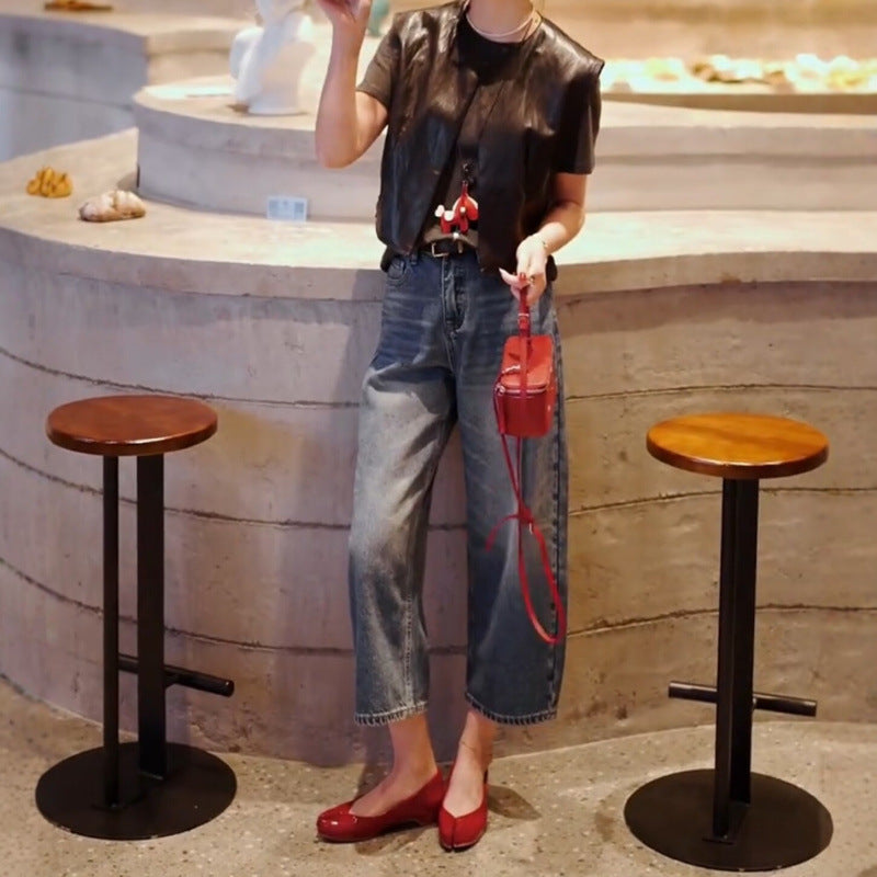 New Style Ankle-length Jeans Fashionable And Versatile