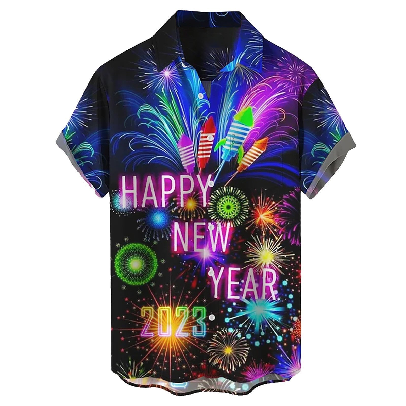 Men's Casual Fashion Shirt With A Jazz Theme