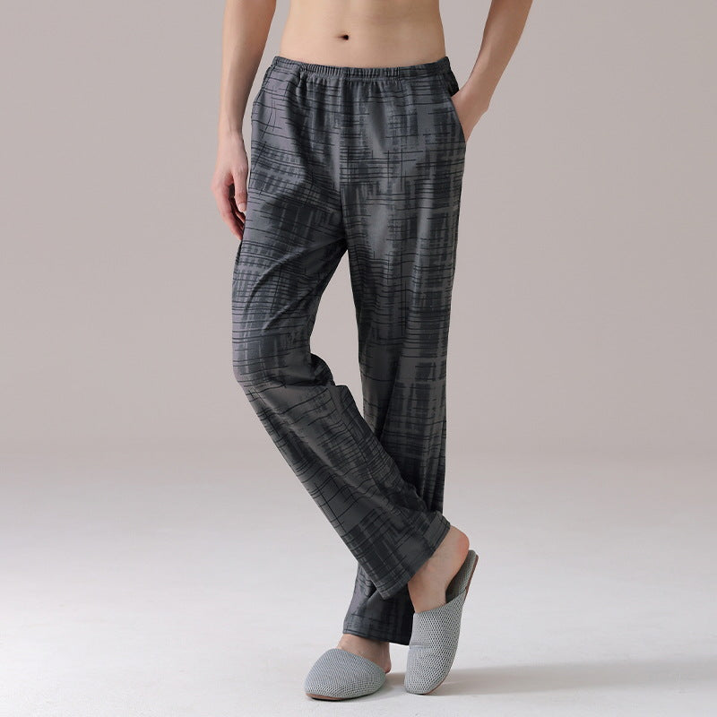 AutumnWinter Cashmere And Silk Trousers In Solid Colorssuitable For Wearing Outdoors