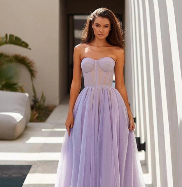 Formal Dress Dresses Women Long Evening Bandage Red Shirt