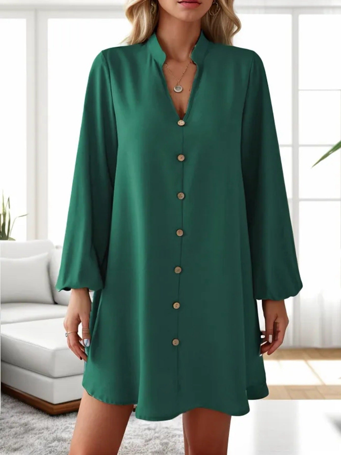 New European And American Long Sleeved Dresses