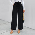 Casual High-waisted Wide-leg Pants Straight-leg Casual And Loose-fit