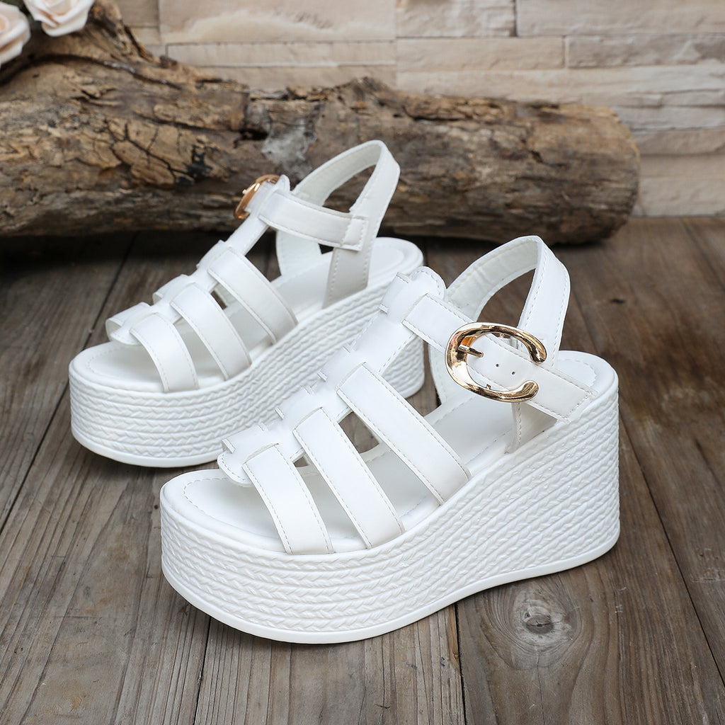 Fashion Thick-soled Platform Womens Shoes