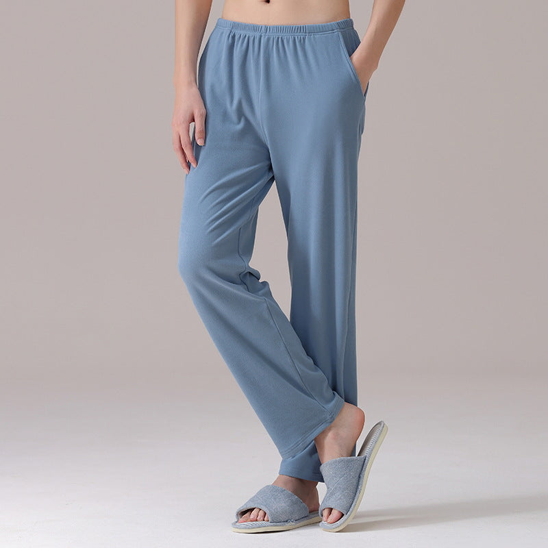 AutumnWinter Cashmere And Silk Trousers In Solid Colorssuitable For Wearing Outdoors