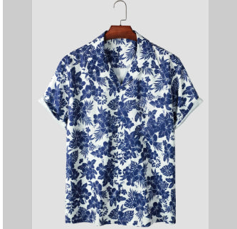 Men's Hawaiian European And American Top