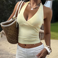 European And American Style Sexy Halter Top For Women