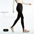 Seamless One-piece Full-length Yoga Pants