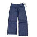 New Solid-color Drawstring Pleated Design Casual Pants