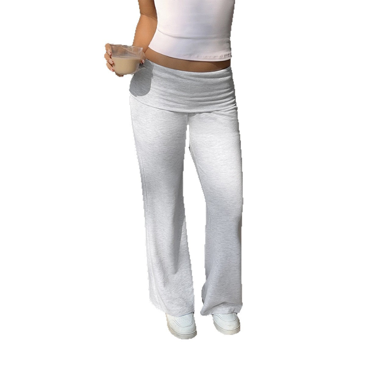 Simple Solid Colored Women's Sweatpants