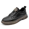 Low-cut Cowhide Upper Handmade Hikingcross-country Casual Shoes
