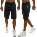Shorts Sports Fitness Five-Point Pants Tether Zipper Shorts Straight Camouflage Beach Pants Men