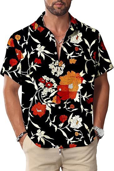 Men's Printed Casual Fashion Short-Sleeve