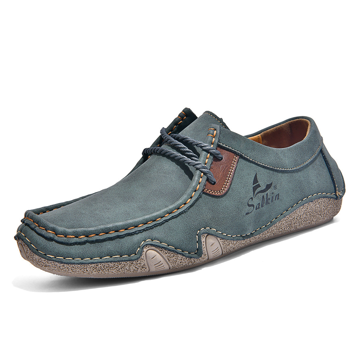 Men's Low-cut Casual Shoes With Front Laces