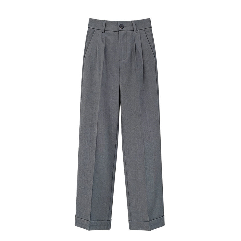 Women's SpringAutumn Straight-Cut Casual Pants