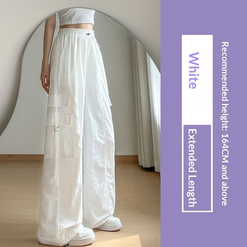 Purple Parachute Work Pants For Women