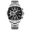 Men's Steel-band Multi-function Waterproof Watch
