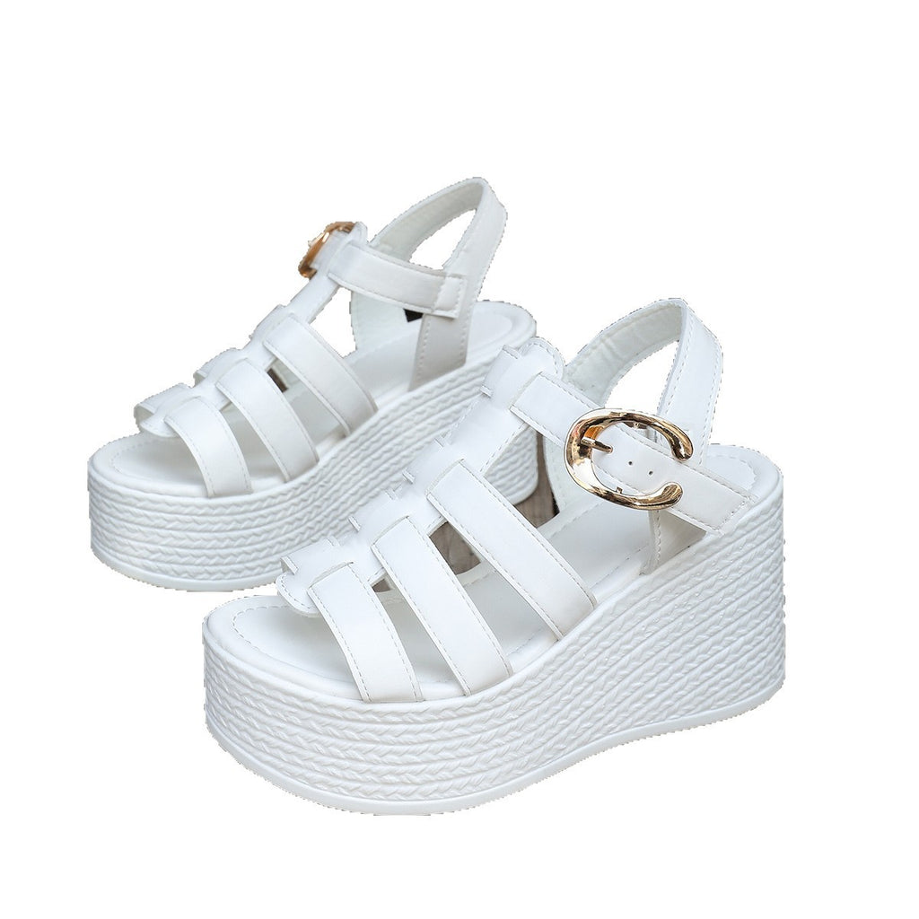 Fashion Thick-soled Platform Womens Shoes