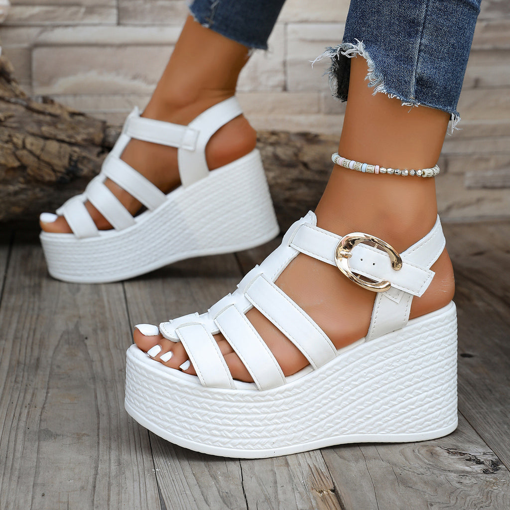 Fashion Thick-soled Platform Womens Shoes