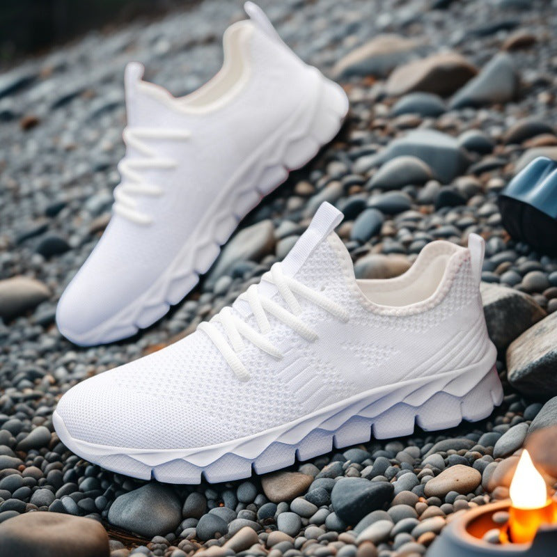 Breathable Mesh Shoes With Soft EVA Soles Lightweight Mens Shoes