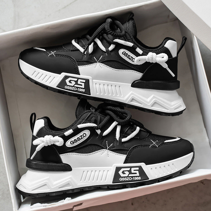 Mens Trendy Dad Shoes With A Chunky Breathable Sole For Casual Wear
