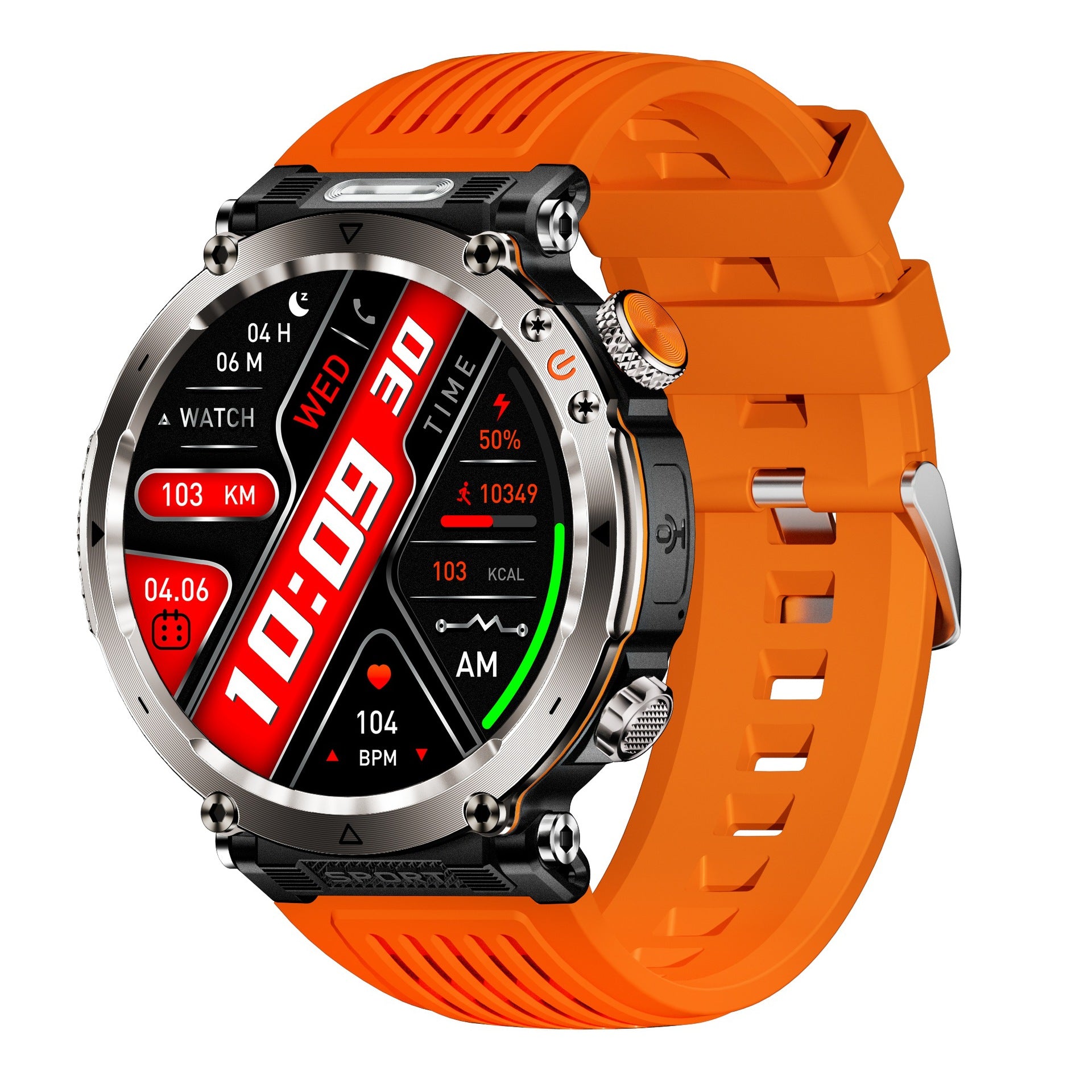 Cross-border Bestseller HT30 Outdoor Sports Waterproof Bluetooth Call Message Alerts LED Light Illumination Smartwatch