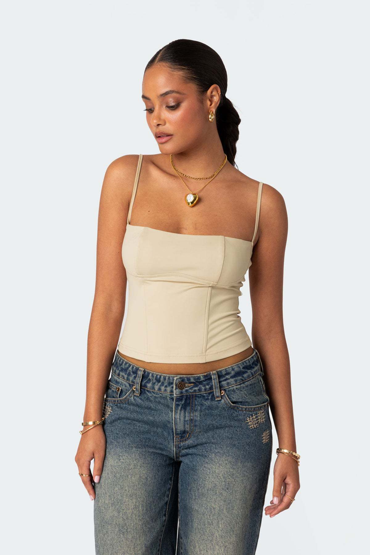 Sleeveless Slim-fit Outerwear Top For Women