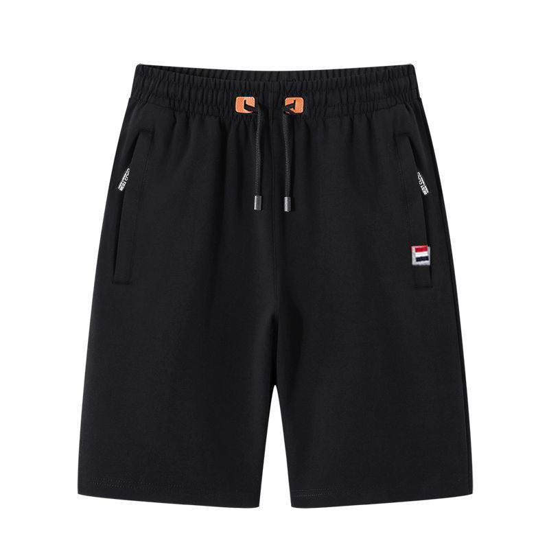 Mens Cropped Pants Summer Knitted Casual Shorts For Sports
