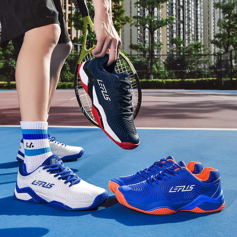 Professional Tennis Badminton Shoes Mens Womens Breathable Bouncy Cushioned Sports Training Shoes