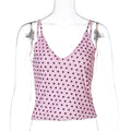 Polka Dot Slim Sexy V-neck Hot Girl Polyester Suspender