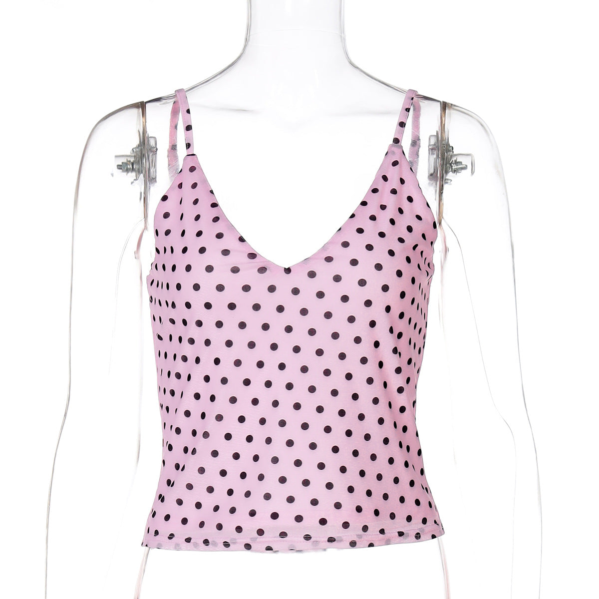 Polka Dot Slim Sexy V-neck Hot Girl Polyester Suspender