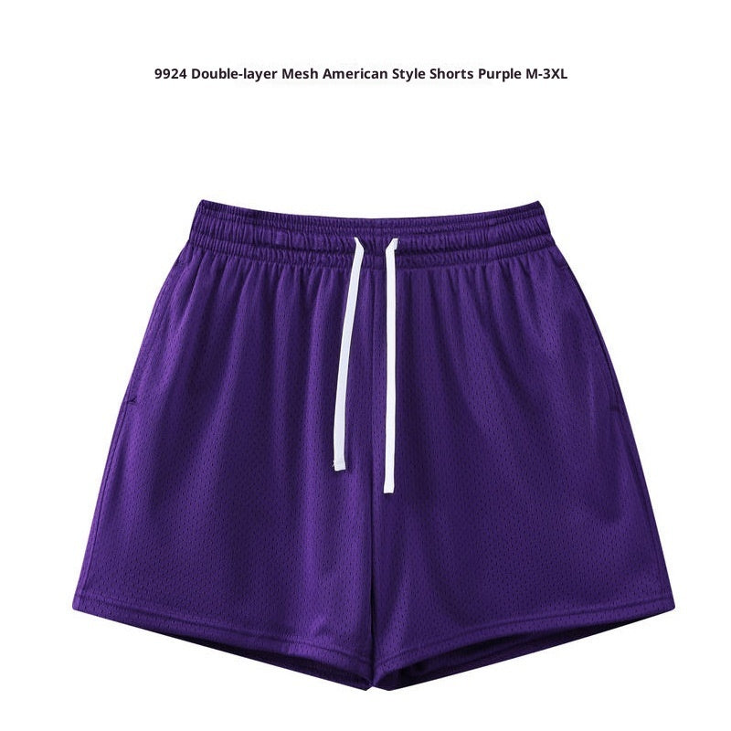 Men's American-style Mesh Quick-drying Shorts