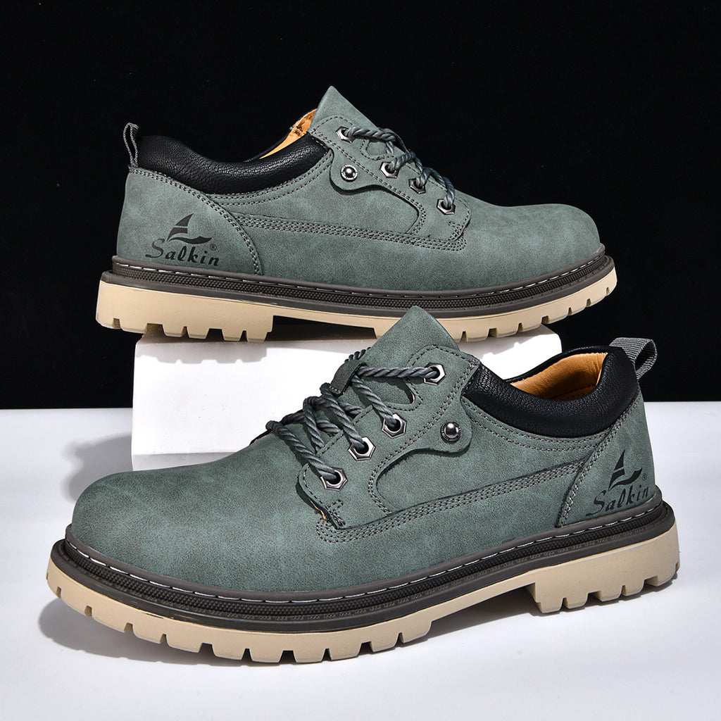 British-style Work Boots For Trendy Men