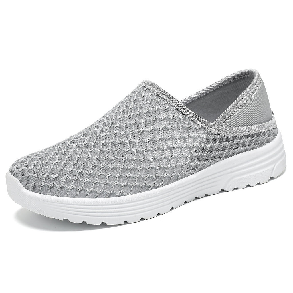 Large Size Lightweight Breathable Mesh Hole Half Slippers