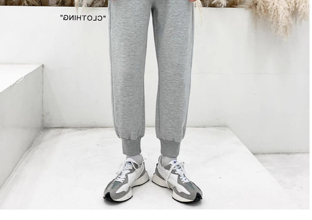 Versatile Sports Pants Ankle-tied Sweatpants Male