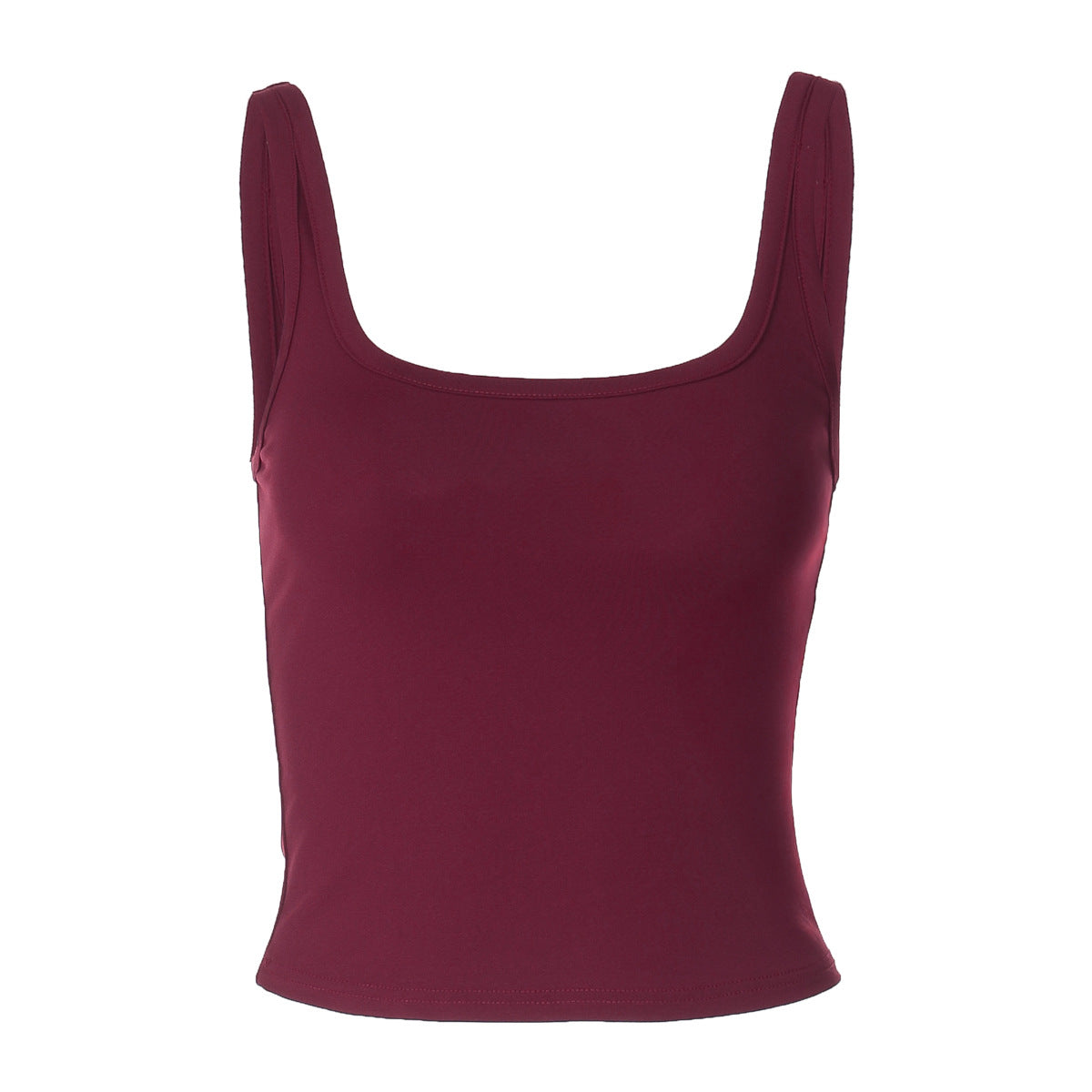 New Stylish Solid-color Versatile Slim-fit Spicy-girl-style Tank Top