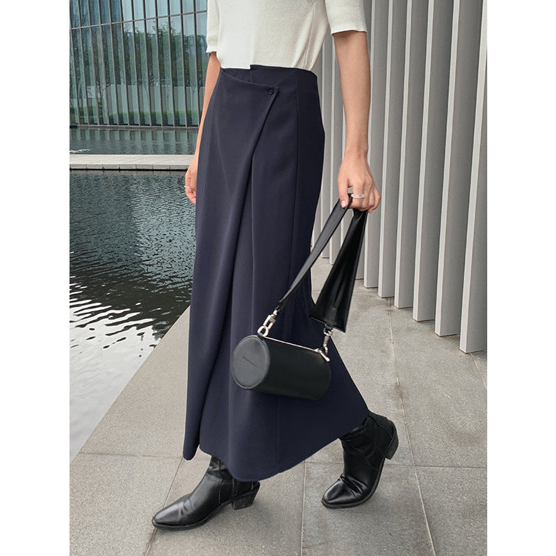 Ladies Fashion High Waist Irregular Design Skirt